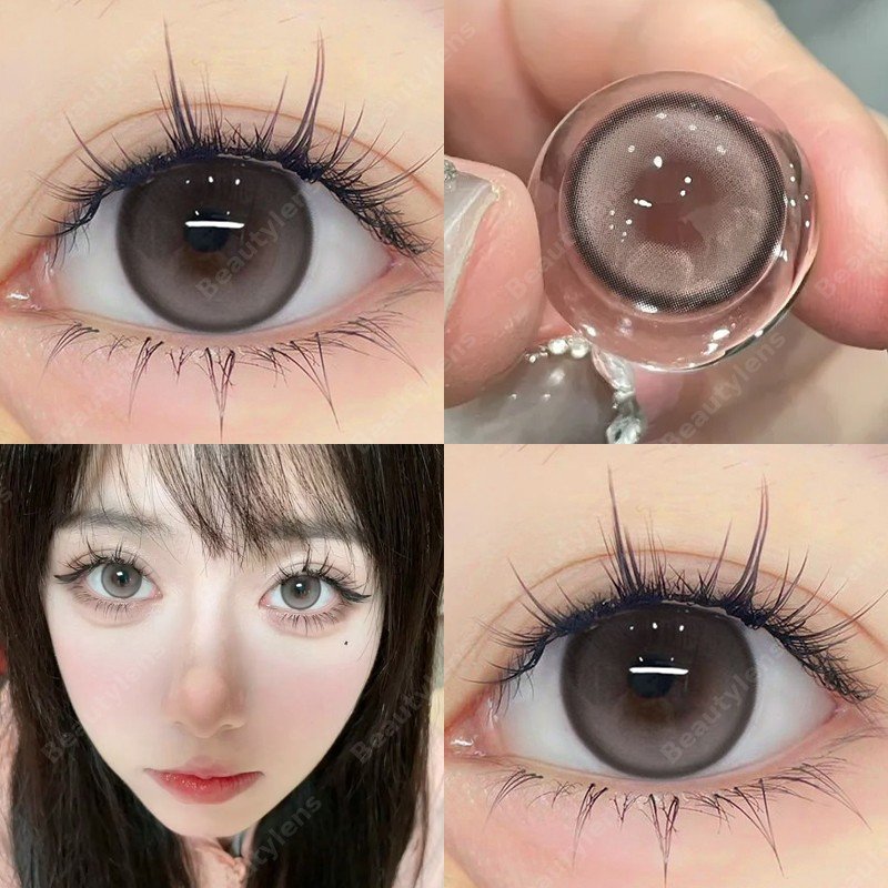 Honey Peach Daily Disposable Lenses Dual Tone Fusion With Uv Protection