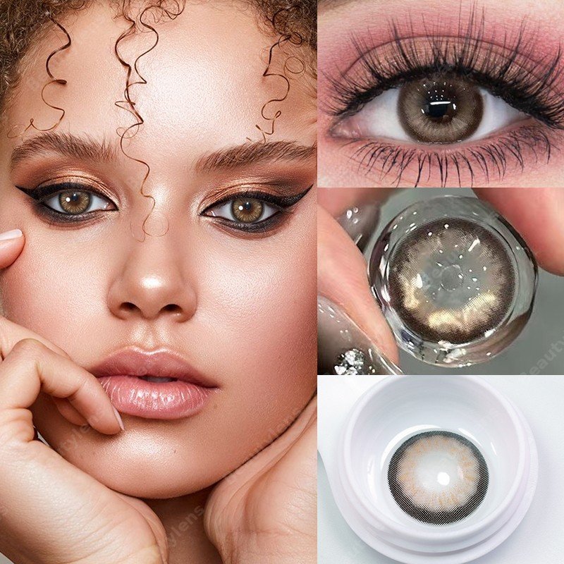 Soft Colored Contact Lenses New Style Makeup Eyewear Comfortable Eye Enhancing
