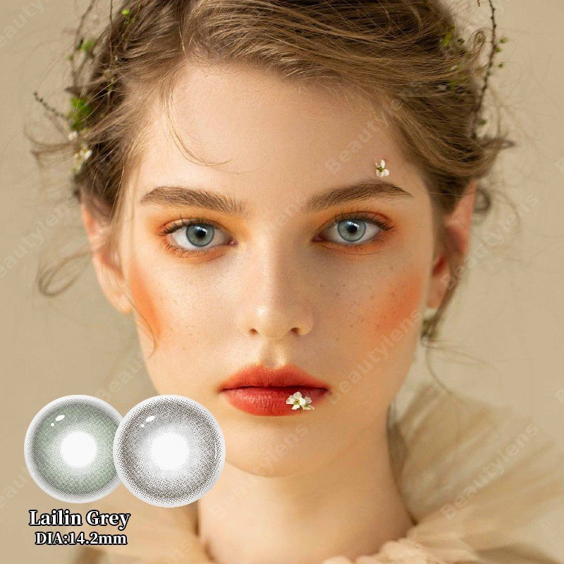 Coconut Pure Grey & Lailin Grey – Prescription Colored ContactsMonthly Disposal | HEMA Material
