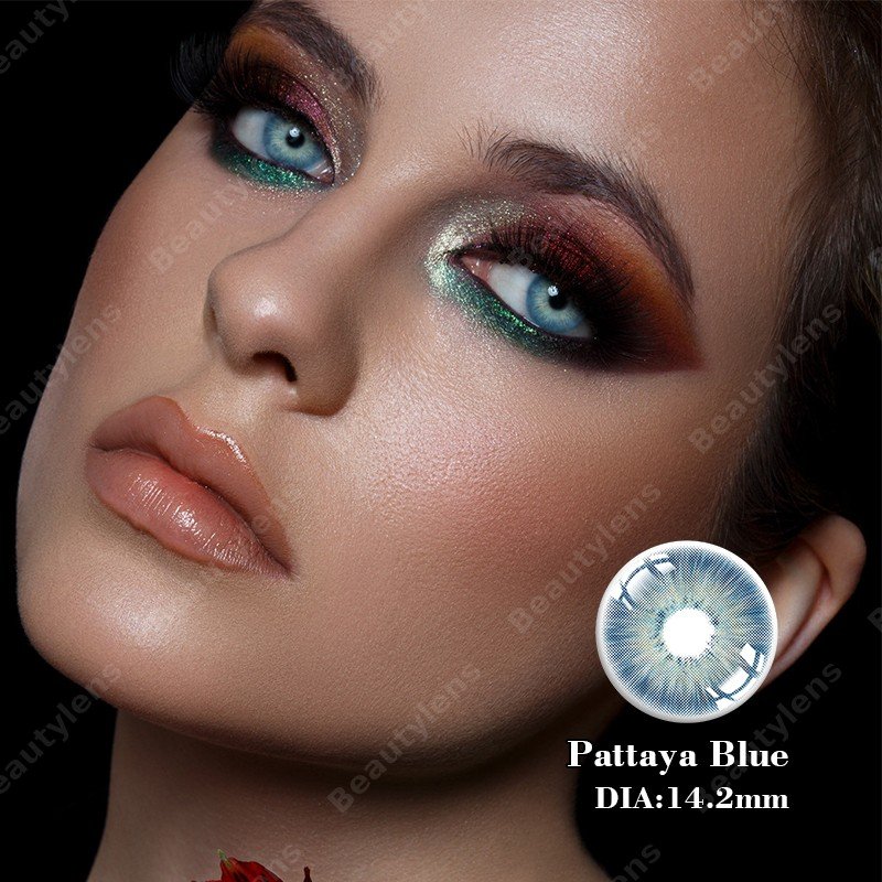 Pattaya Brown, Pattaya Green, Pattaya Blue, Pattaya Grey & Pattaya Black – Colored Contacts14.2mm | 3-Tone Design