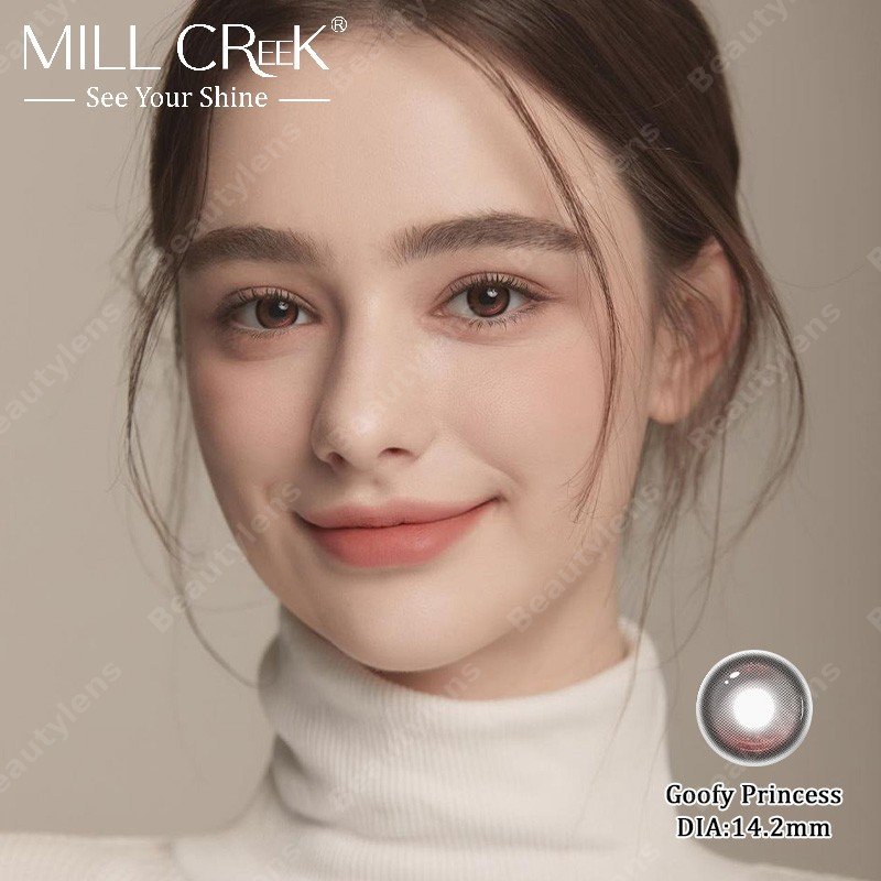 Goofy Princess – Prescription Colored Contacts Lenses Red | 14.2mm | 4-Tone | 0.00 ~ -8.00