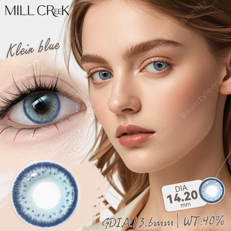 Klein Blue – Colored Contacts14.5mm | 4-Tone | Plano (0.00)